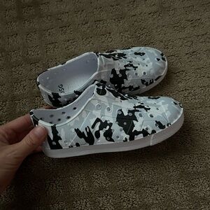 Kids Camouflage Slip-On Shoes